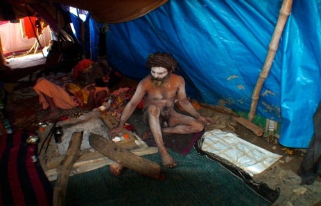 Yogi Sahu en Inde Haridwar