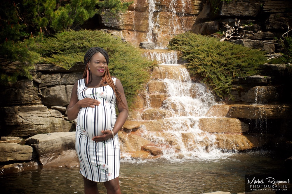 chute-jardin-botanique-et-femme-enceinte