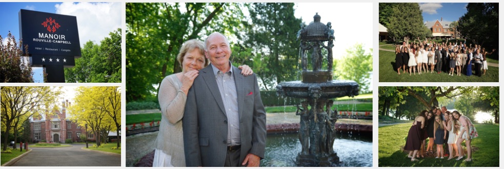 séance photo au Manoir Rouville Campbell