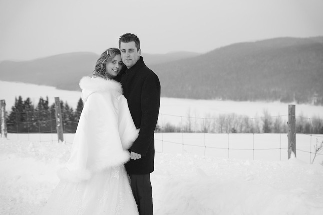 Vidéo de mariage d'hiver