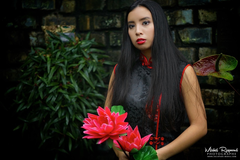 chinoise-avec-fleur-de-lotus-jardin-botanique