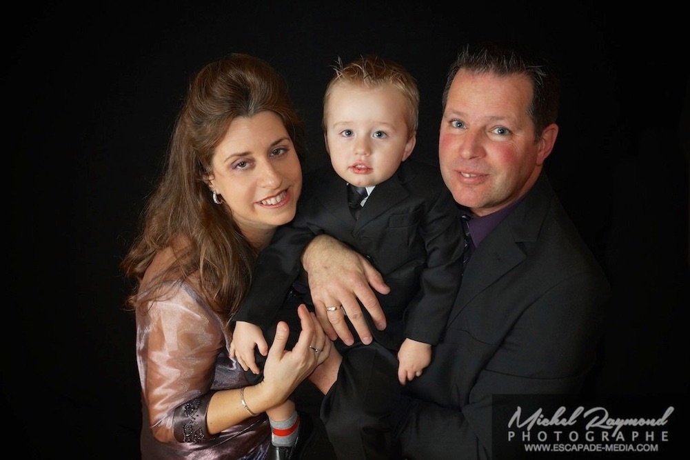 photo portrait sutio grand-parent et enfant