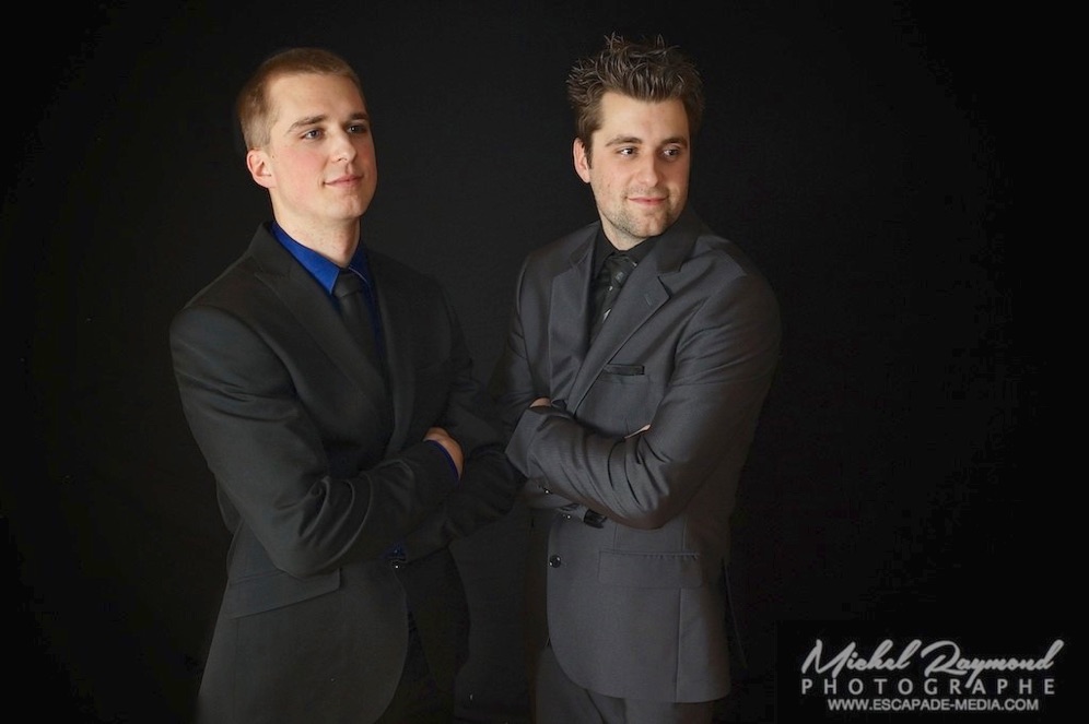 photo frères en studio