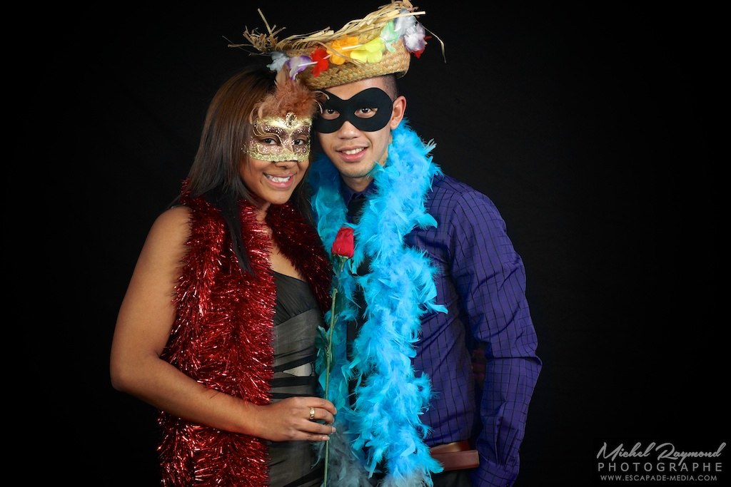 photo booth masqué