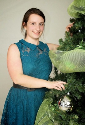 photo studio devant sapin