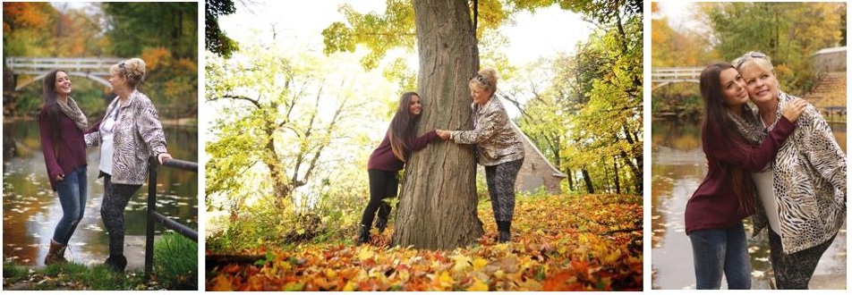 séance photo  d'automne au parc jean drapeau de montréal au québec