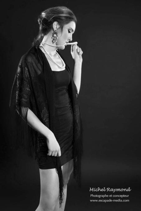 studio photo femme glamour