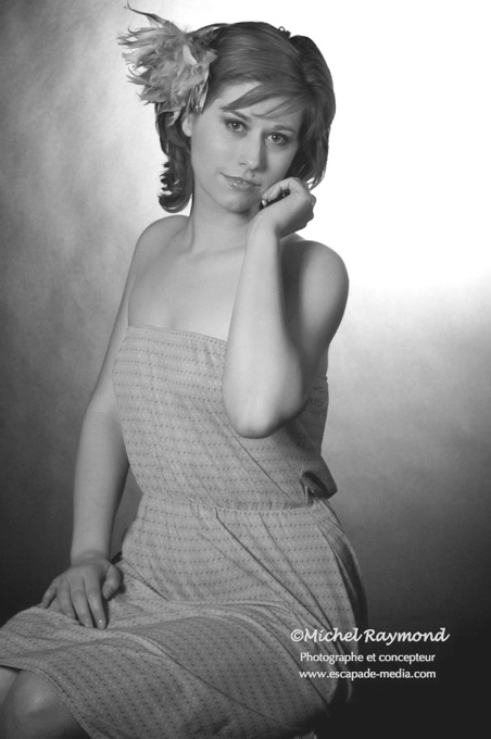 shooting studio jeune femme