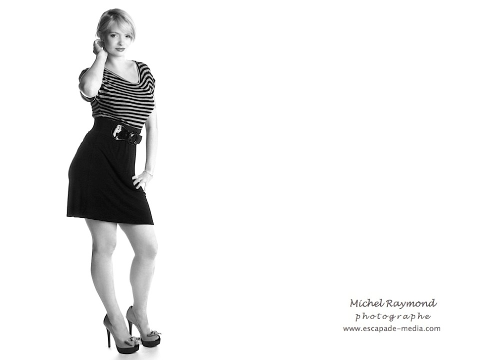 shooting fashion noir et blanc