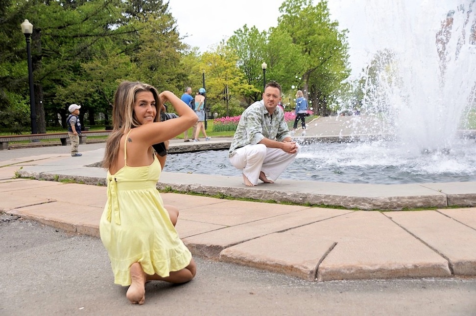 shooting fontaine jardin botanique