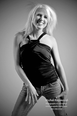 sarah bessette en studio shooting