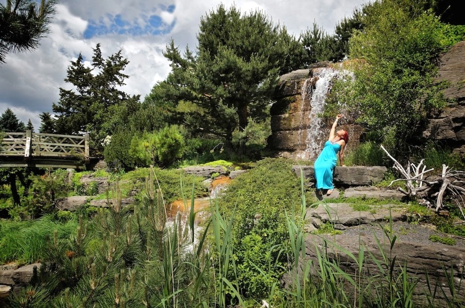 Photo de la chute du Jardin botanique prise par Michel Raymond