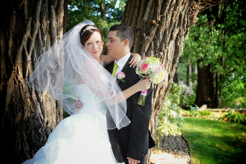 Le couple mariés Émile et Gabriel de saint-Jean-sur-Richelieu