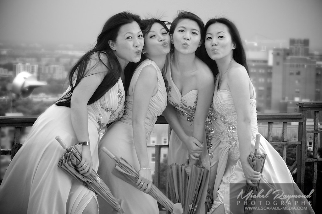 belle demoiselles d'honneur vietnamienne