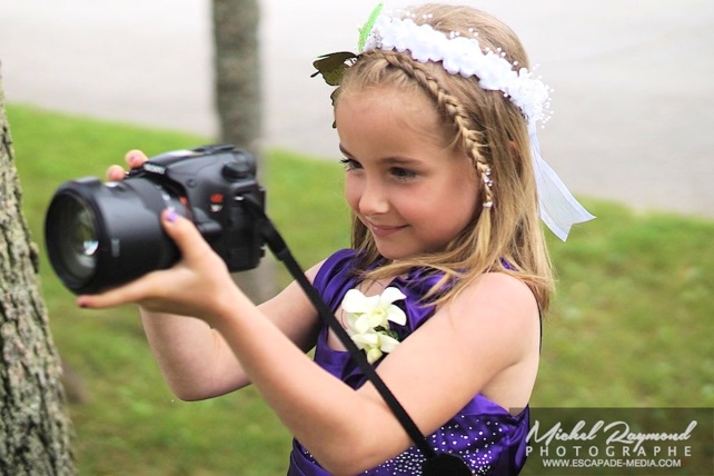 jeune fille photographe