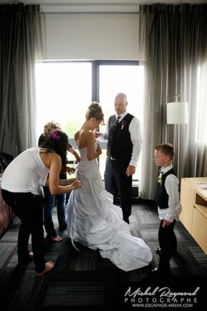 pr&eacute;paration de la mari&eacute;s