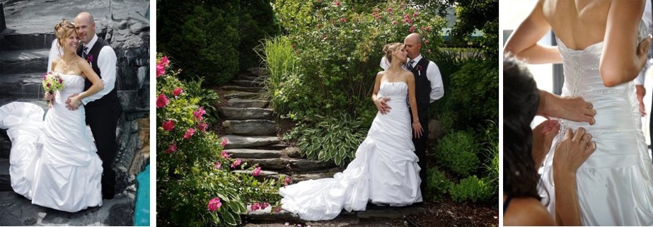 S&eacute;ance phot de mariage &agrave; l'h&ocirc;tel Mont-Sainte-Anne