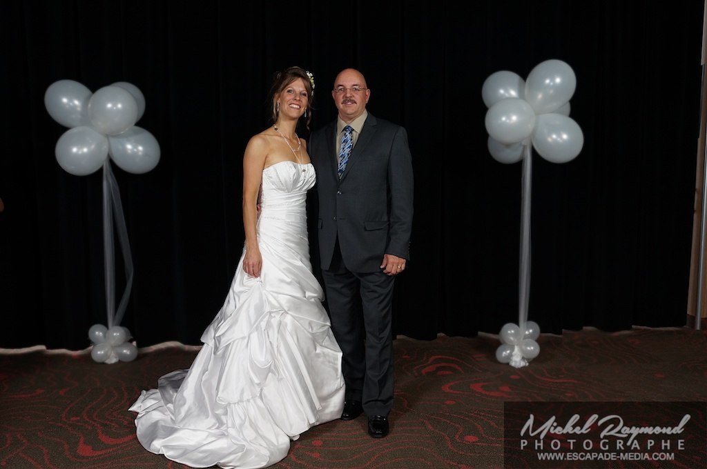 photo de la mariée avec oncle