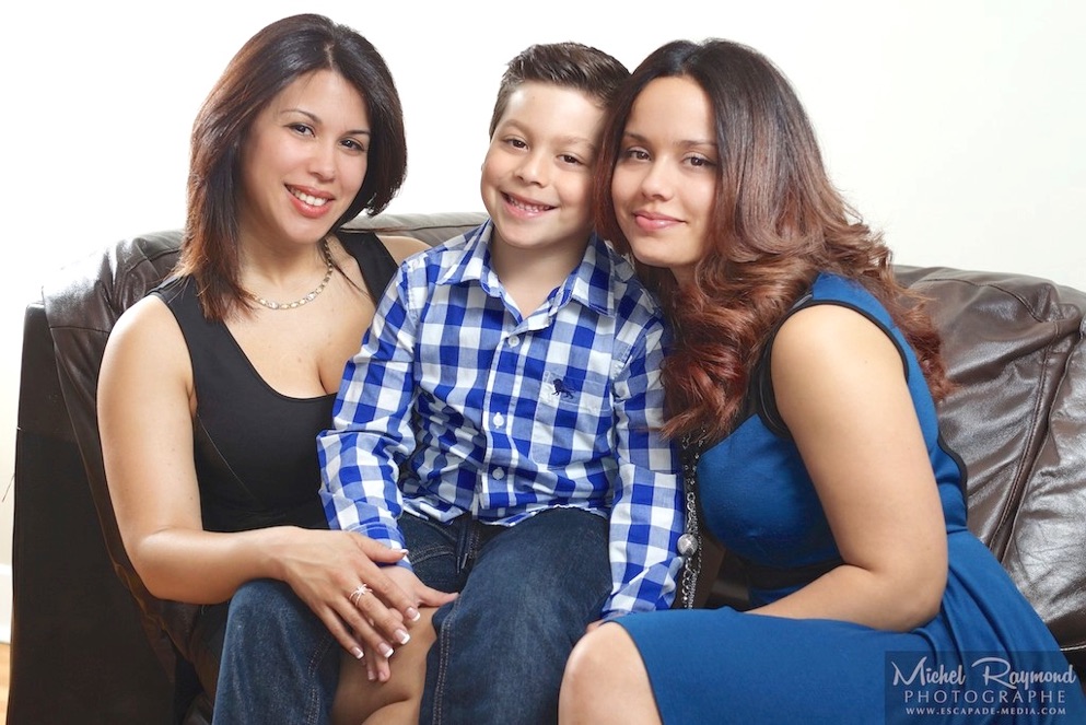 photo famille en studio